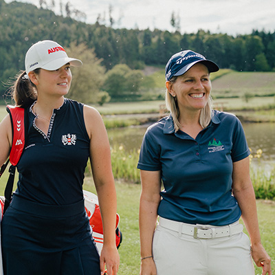 Nicole Gergely Trainerin von Golfprofi Johanna Ebner